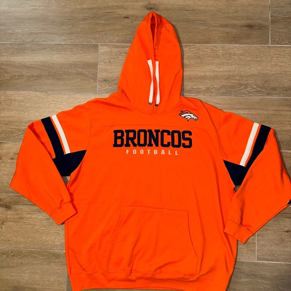 Men’s Denver Broncos Hoodie Sweatshirt Like New XL - Picture 1 of 6